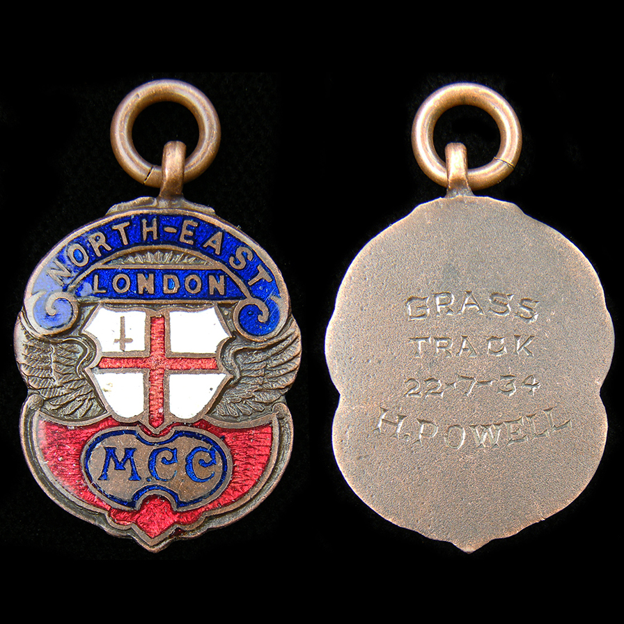 North East London Motor Cycle Club Medallion